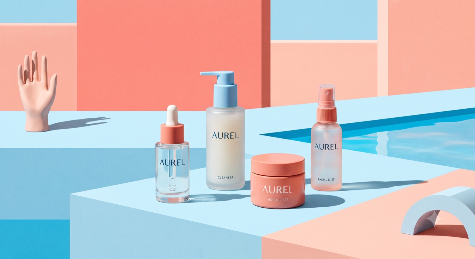 AUREL skincare products